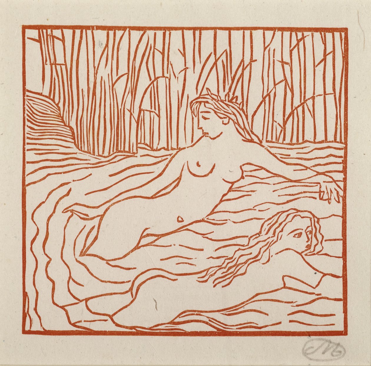 Galatea im Wasser od Aristide Maillol