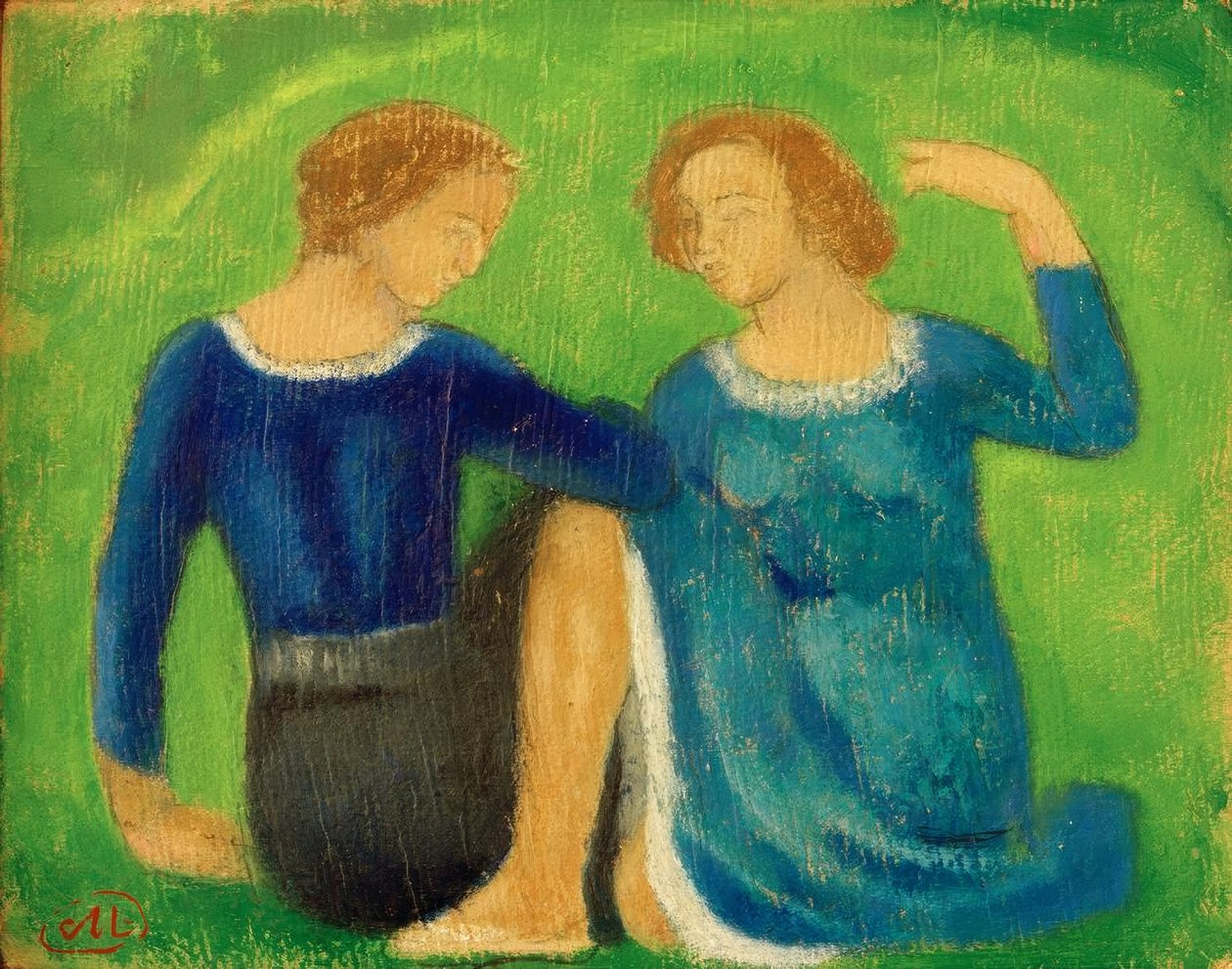 Les deux soeurs (Dvě sestry) od Aristide Maillol