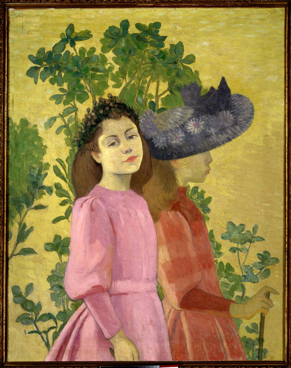 Dvě mladé dívky, jarní malba od Aristida Maillola (1861-1944) Soukromá sbírka z roku 1890 od Aristide Maillol