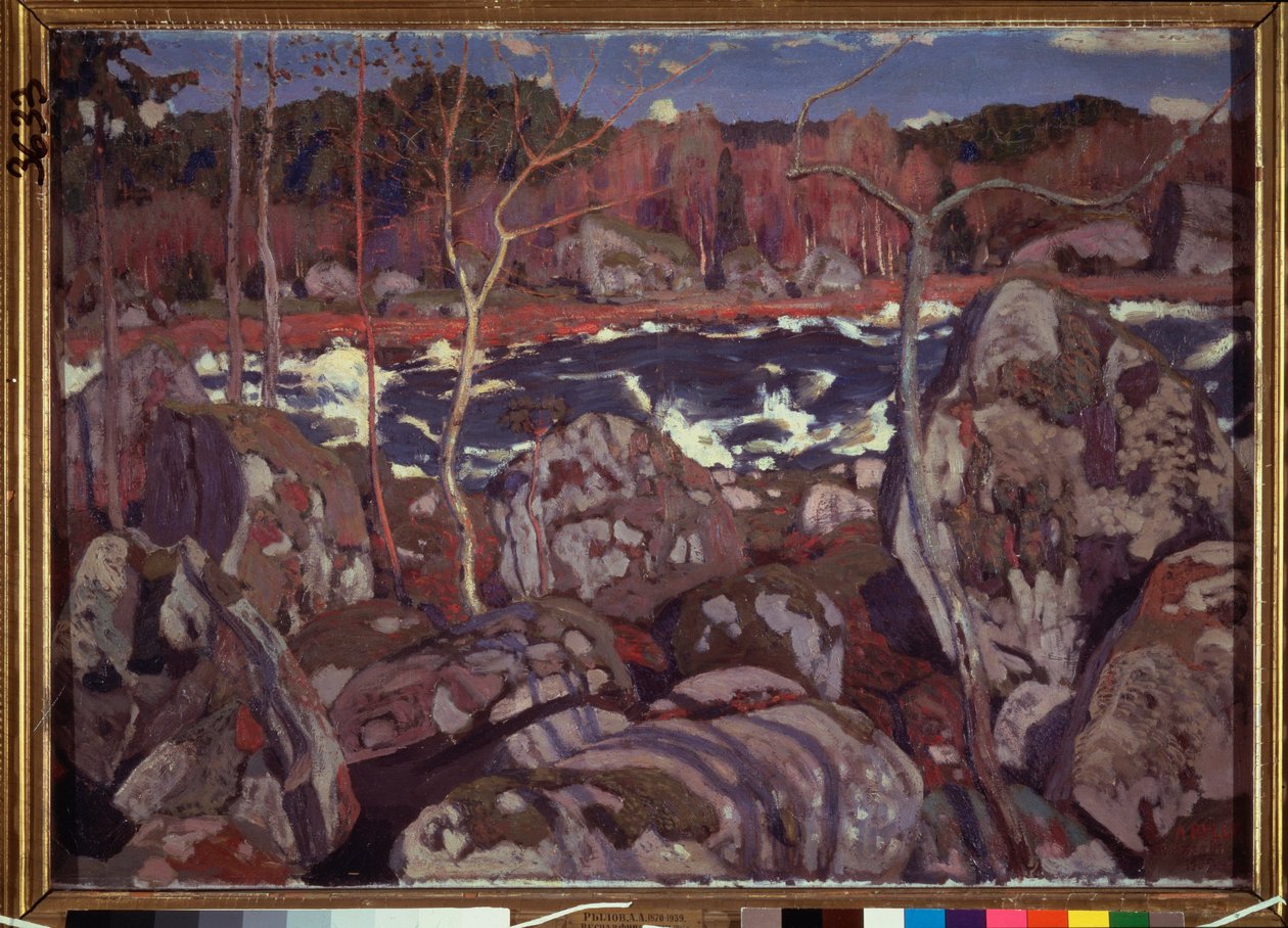 Jaro ve Finsku. Obraz Arkadi (Arkady) Alexandrovič Rylov (1870-1939), olej na plátně od Arkadij Aleksandrovic Rylov