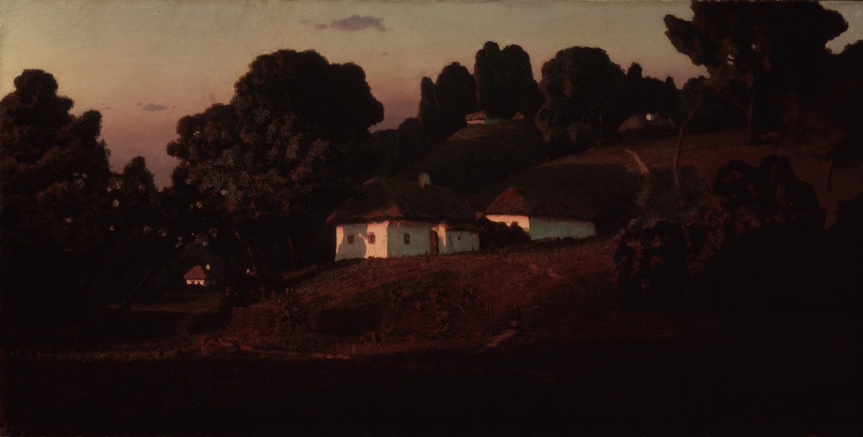 Večer na Ukrajině, 1878 od Arkhip Ivanovich Kuindzhi