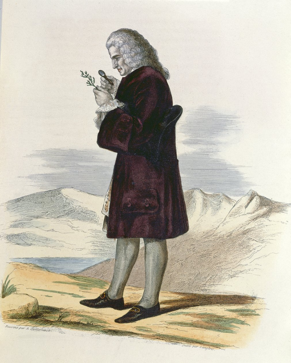 Bernard de Jussieu (1699-1777) kolem roku 1820 od Armand Guilleminot
