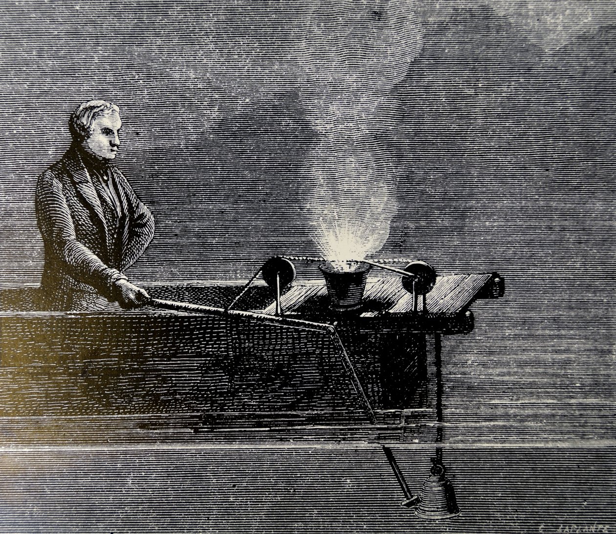 Experiment na měření rychlosti zvuku ve vodě, 1873 od Armand Guilleminot