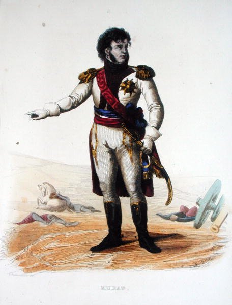 Portrét Joachima Murata (asi 1767-1815), z „Le Plutarque Francais“ od E. Mennecheta od Armand (after) Guilleminot