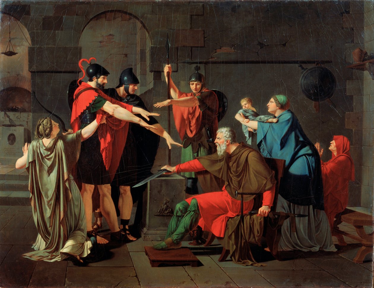 Přísaha Horatii, 1791. od Armand Charles Caraffe