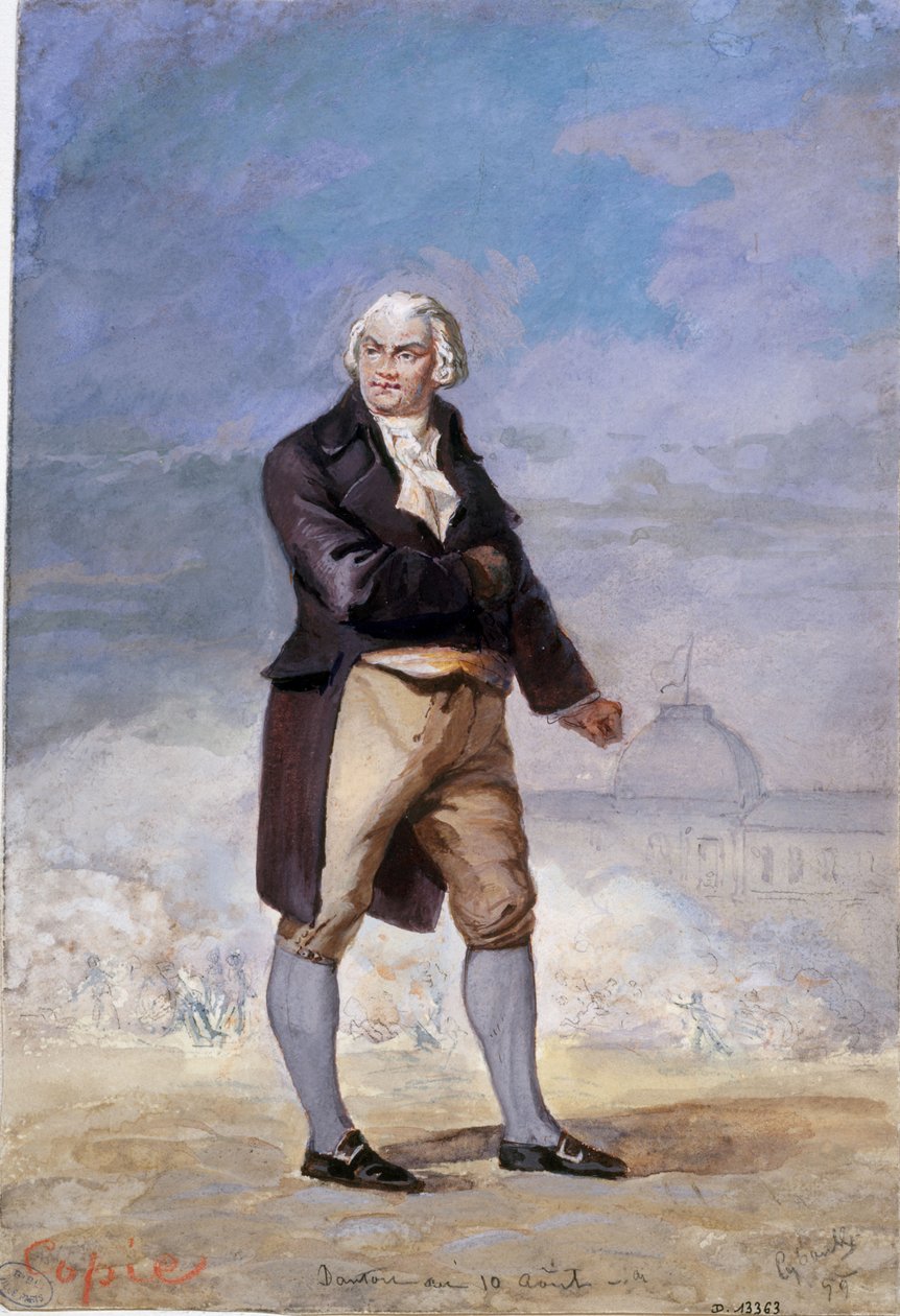 Portrét Georgese Jacquese Dantona 1759-1794, 1879. od Armand Cyboule