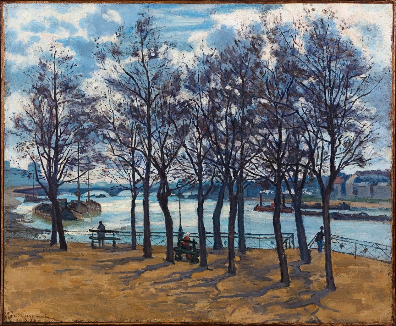 Francouzsky: Quai de la Rapée od Armand Guillaumin