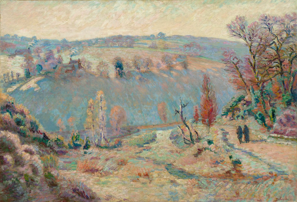 Údolí Sédelle v Pont Charraud: White Frost od Armand Guillaumin