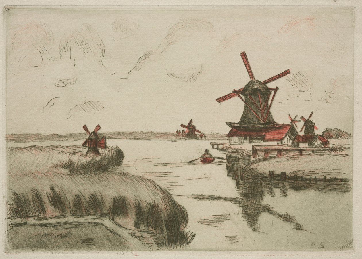 Pohled ze Saardamu od Armand Guillaumin