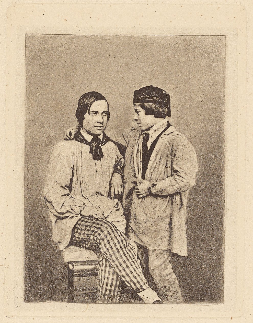 [Muž a chlapec] od Armand Hippolyte Louis Fizeau
