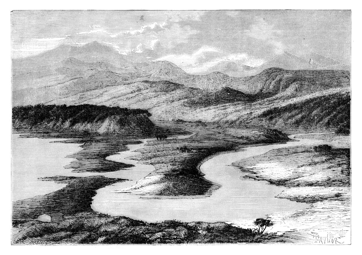 Údolí Dui, Sachalin, Rusko, 1895. od Armand Kohl