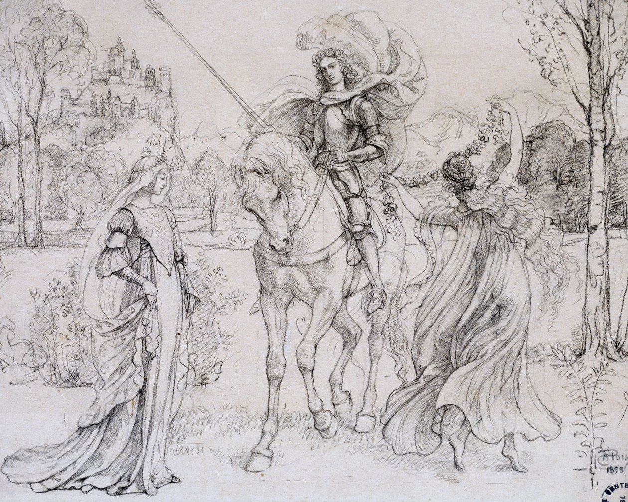 Pozdrav rytíři, c1880-1932 od Armand Point