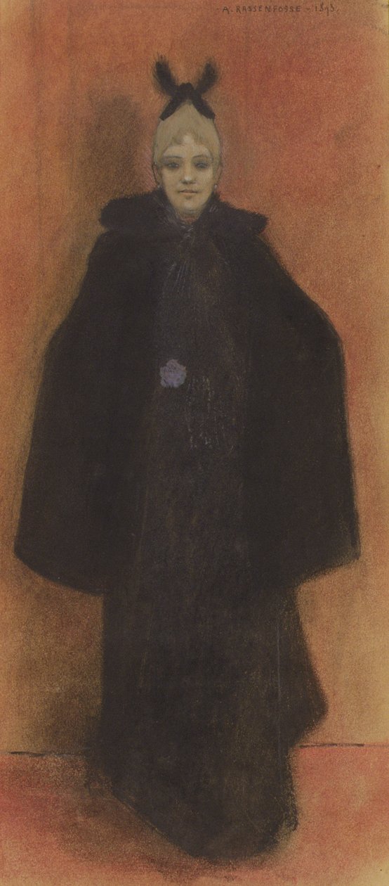 Debut Elégante, 1893 od Armand Rassenfosse