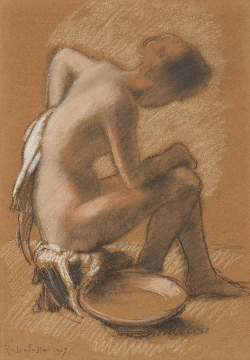 Žena na toaletě Žena na toaletě, 1917. od Armand Rassenfosse