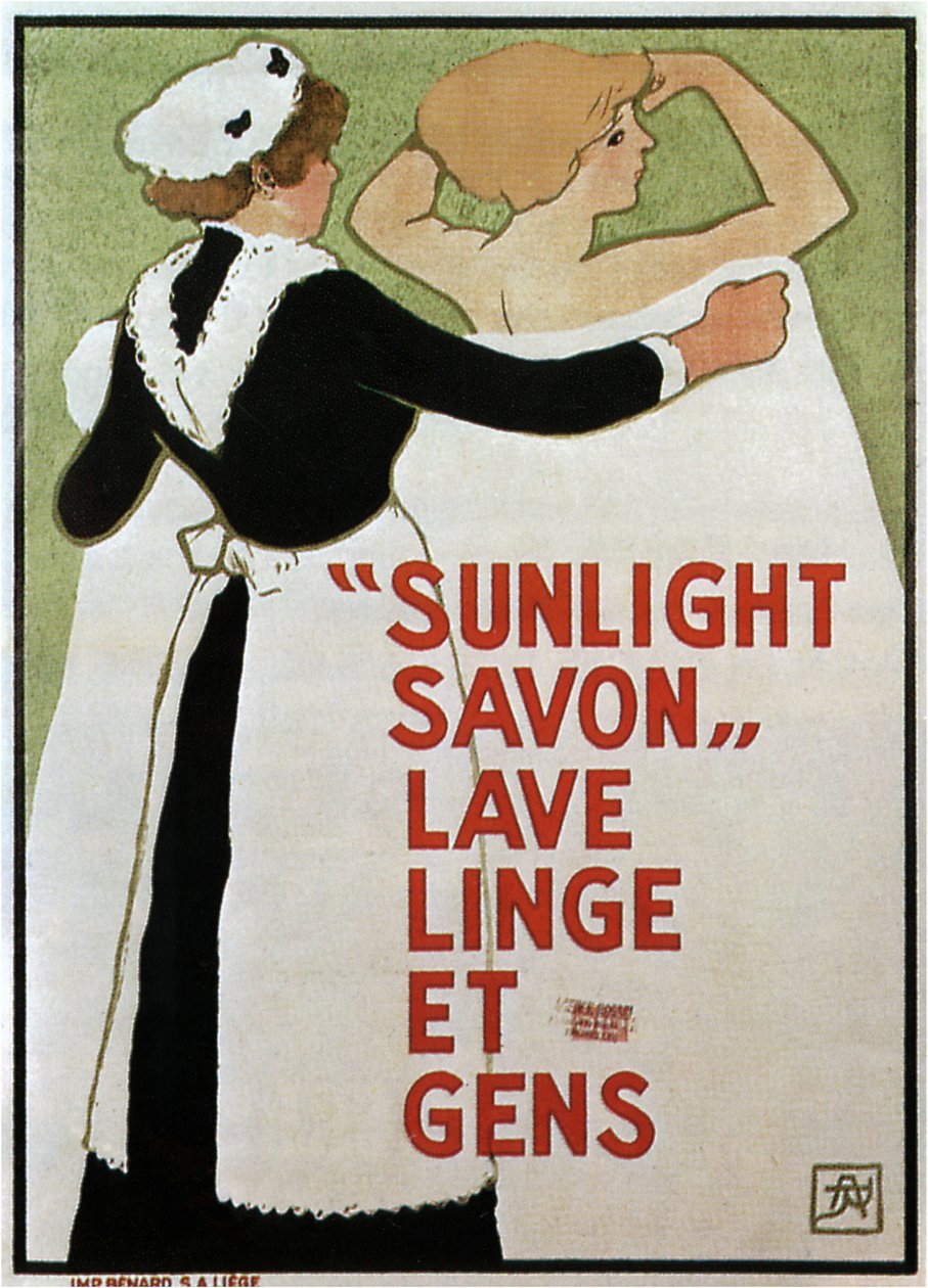Sunlight Savon, 1910 od Armand Rassenfosse