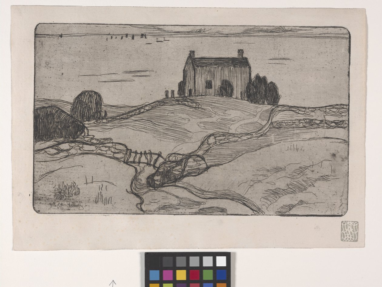 La Maison Du Pendu (Dům oběšenců) (lept) od Armand Séguin