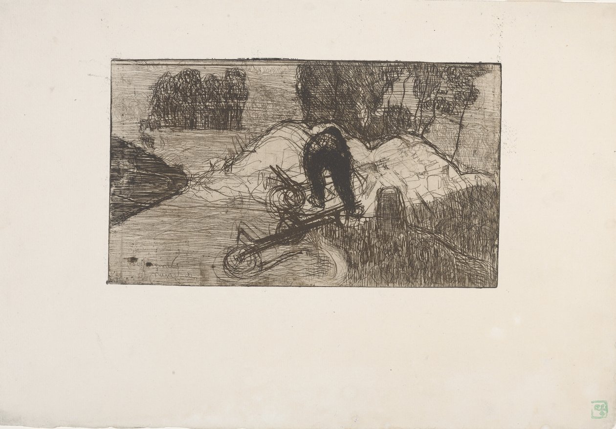 Le Debardeur (Stevadore) 1893 (lept) od Armand Séguin