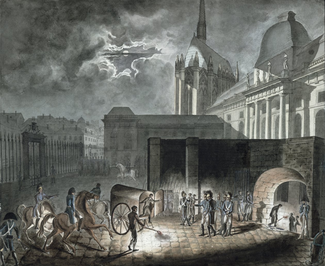 Převádění vězňů do Conciergerie, 26. května 1804 od Armand de Polignac