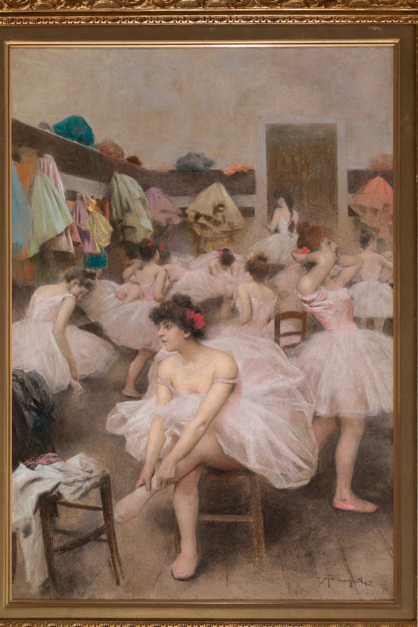 tanečnice (pastel) od Arnaldo Ferraguti