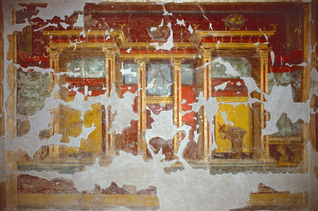 Sál vily Poppaea, Torre Annunziata (čerstvé) od Arnaldo Vescovo