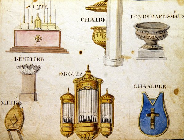 Ilustrace z "Francouzské abecedy z roku 1814", vyd. Charles Plante Fine Arts od Arnaud de Beauregard