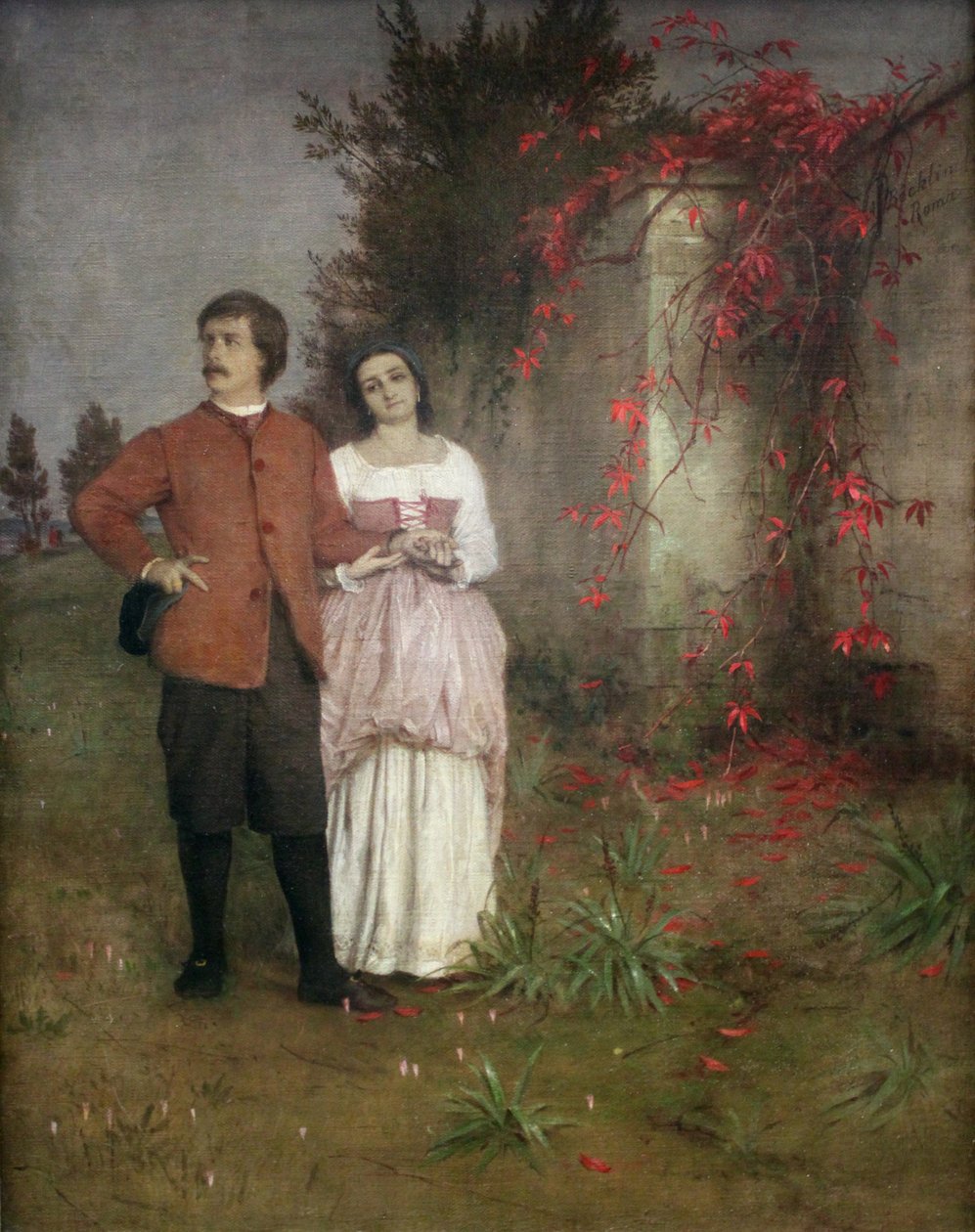 Umělec a jeho manželka od Arnold Böcklin