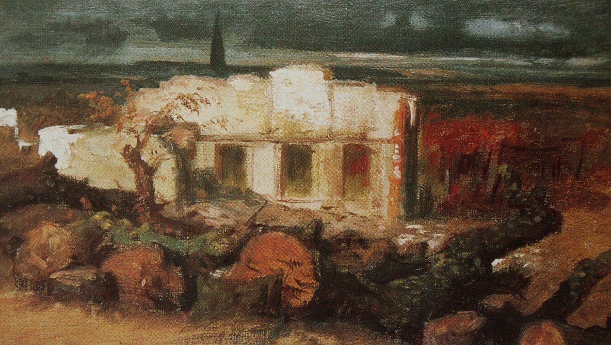 Dům poblíž Kehl od Arnold Böcklin