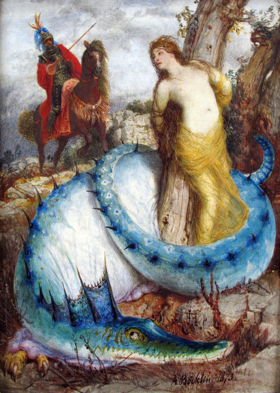 Ruggiero a Angelica od Arnold Böcklin