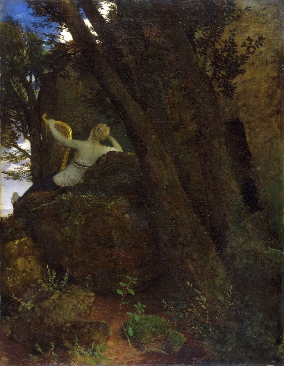 Sappho od Arnold Böcklin