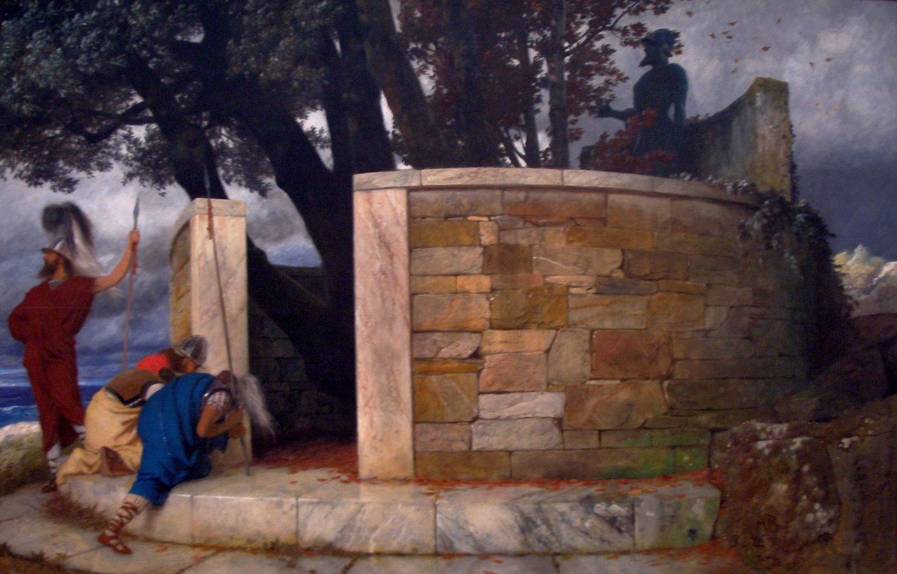 Svatyně Herkula od Arnold Böcklin