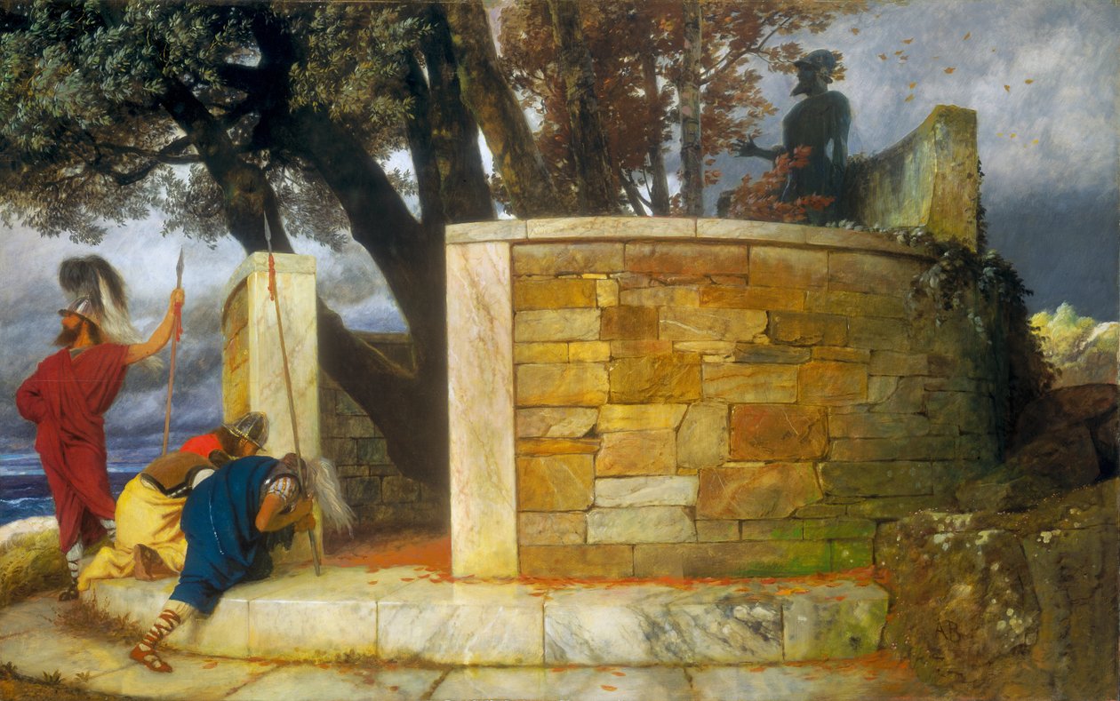 Svatyně Herkula od Arnold Böcklin
