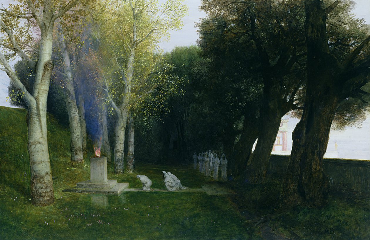 Sacred Grove, 1886 od Arnold Böcklin