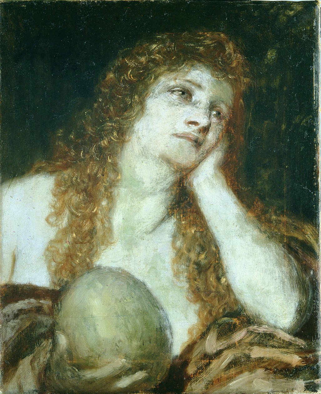 Kající se Marie Magdaléna, 1873 od Arnold Böcklin