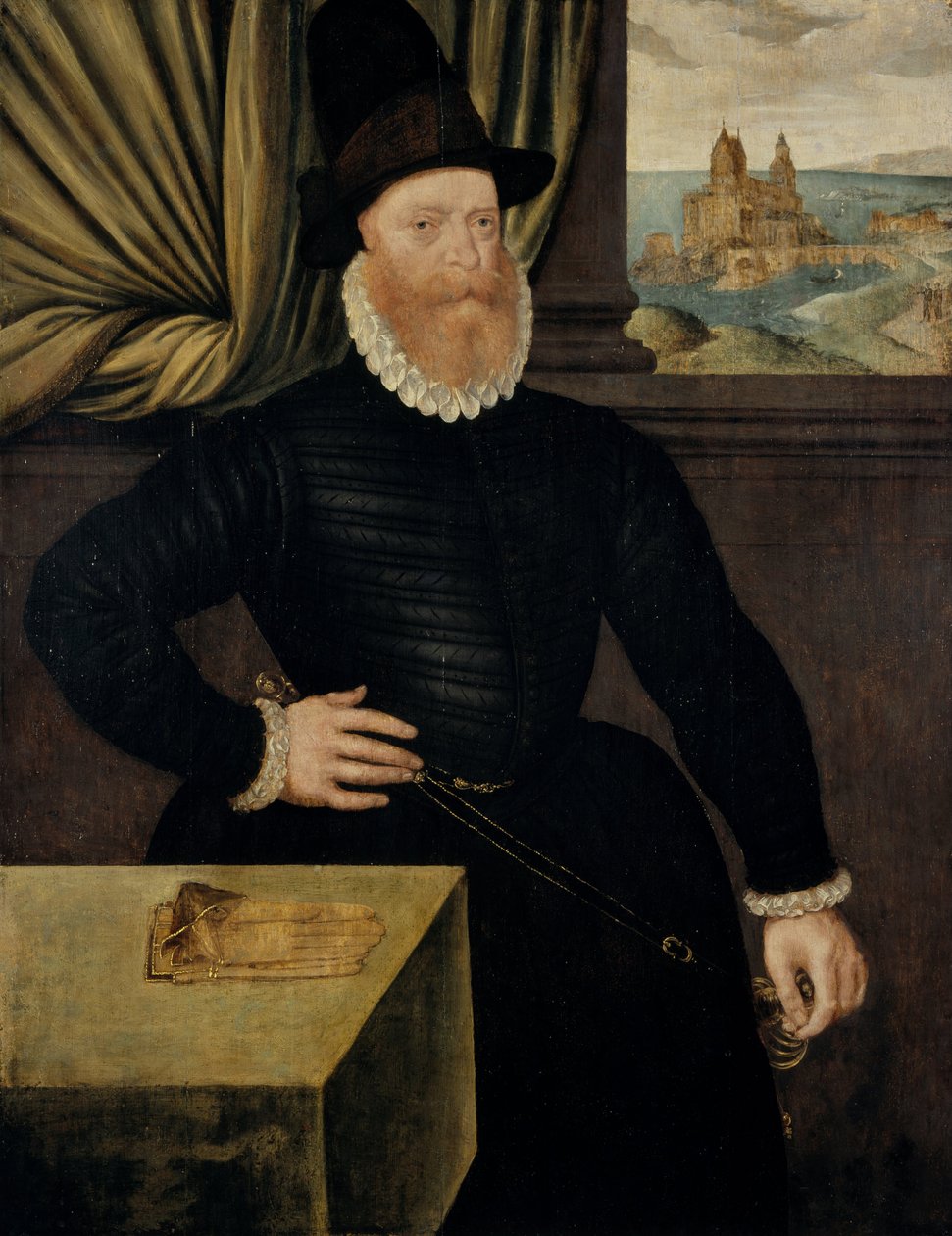 James Douglas, 4. hrabě z Mortona, asi 1516 - 1581. regent Skotska od Arnold Bronckorst