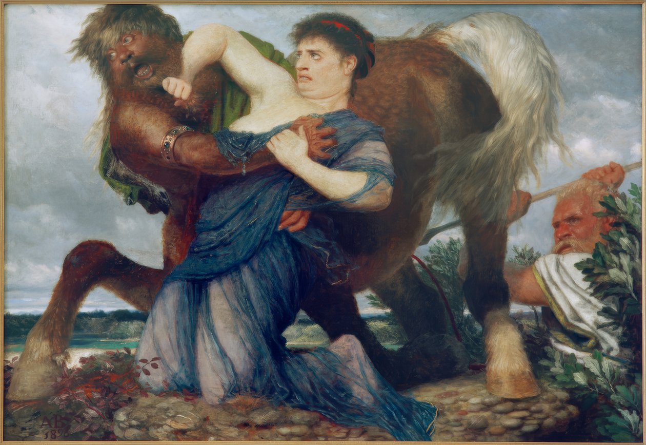 Deianira a Nessus od Arnold Böcklin