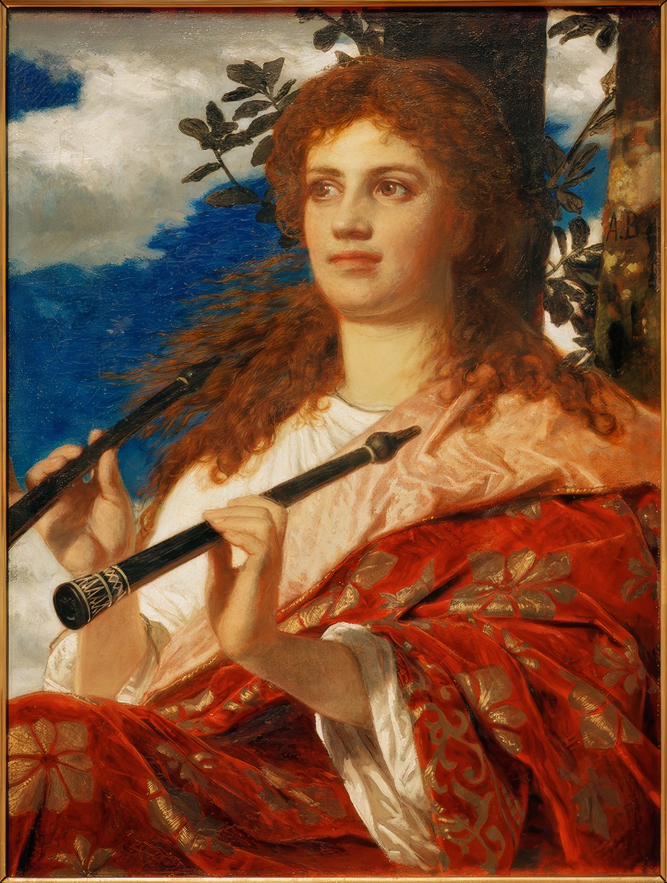 Múza Anacreon od Arnold Böcklin
