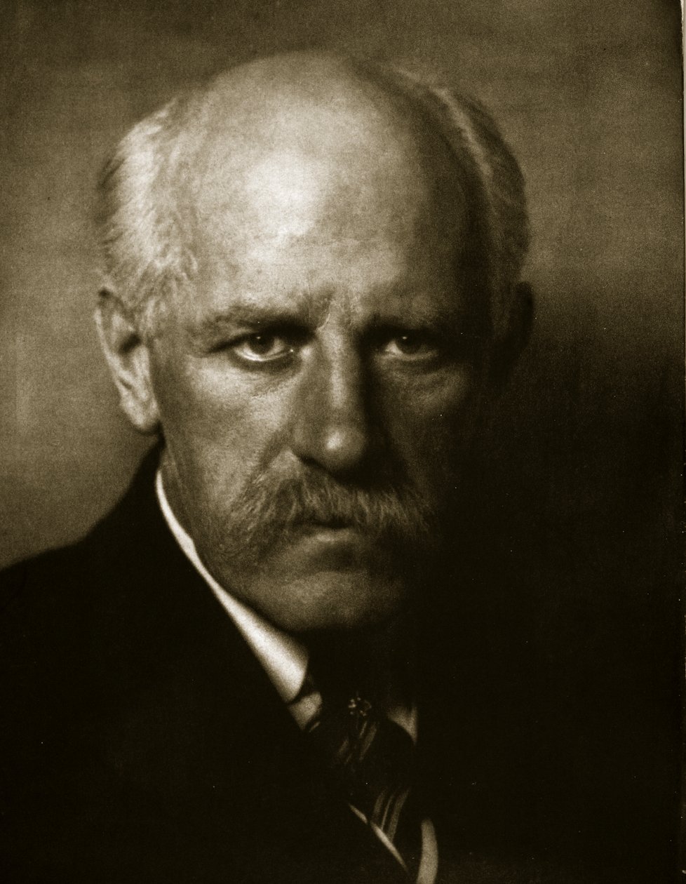 Fridtjof Nansen (sépiová fotografie) od Arnold Genthe