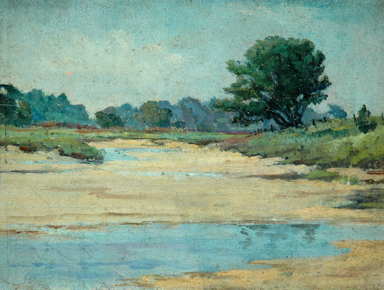 Walberswick (olej na nenataženém plátně) od Arnold Priestman