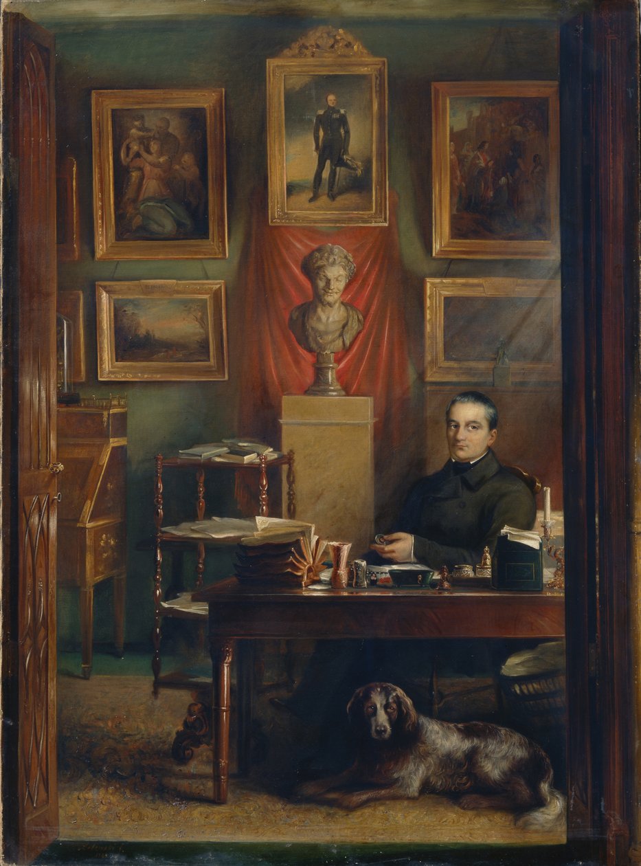 Portrét hraběte Dmitrije Petroviče Buturlina 1790-1849, 1851 od Arnold Abramovich Zelensky