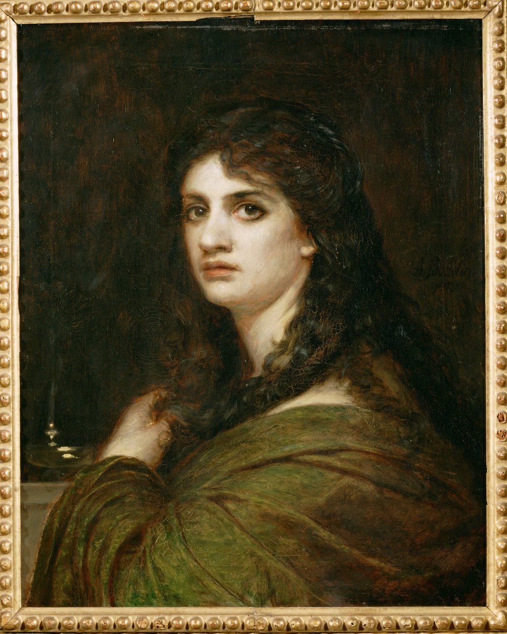 Melancholie - portrét dcery Clary ... (malba na plátně) od Arnold Böcklin