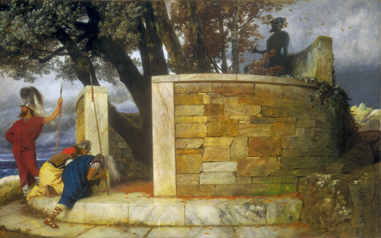Herkulova svatyně od Arnold Böcklin