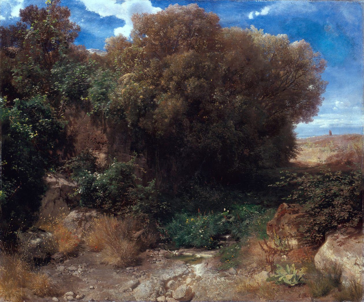 Krajina Campagny od Arnold Böcklin