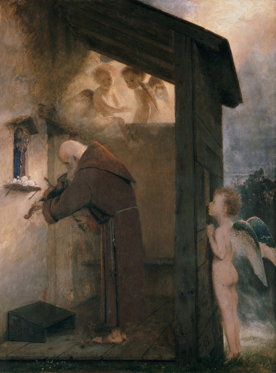 Poustevník od Arnold Böcklin