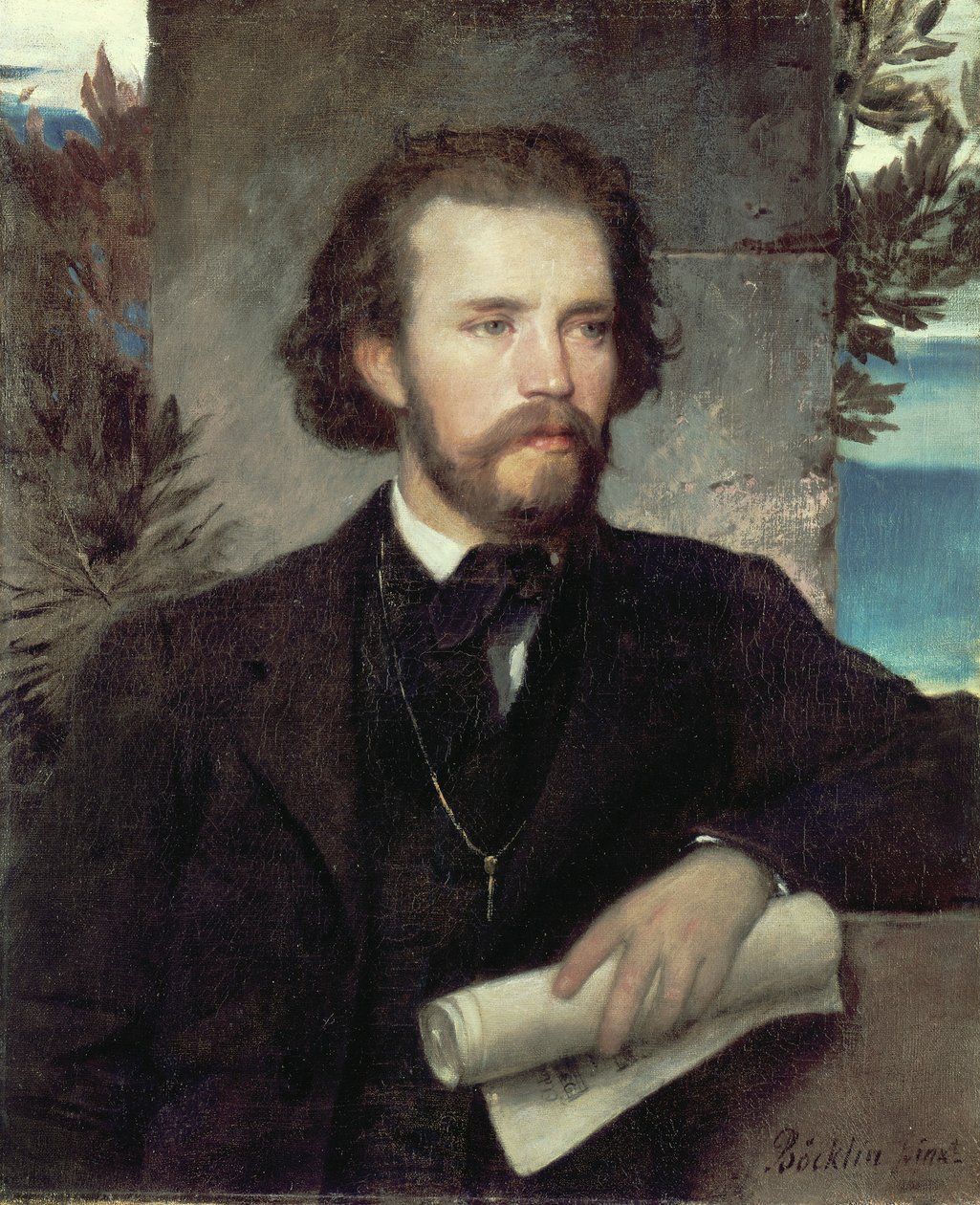 Hudebník od Arnold Böcklin