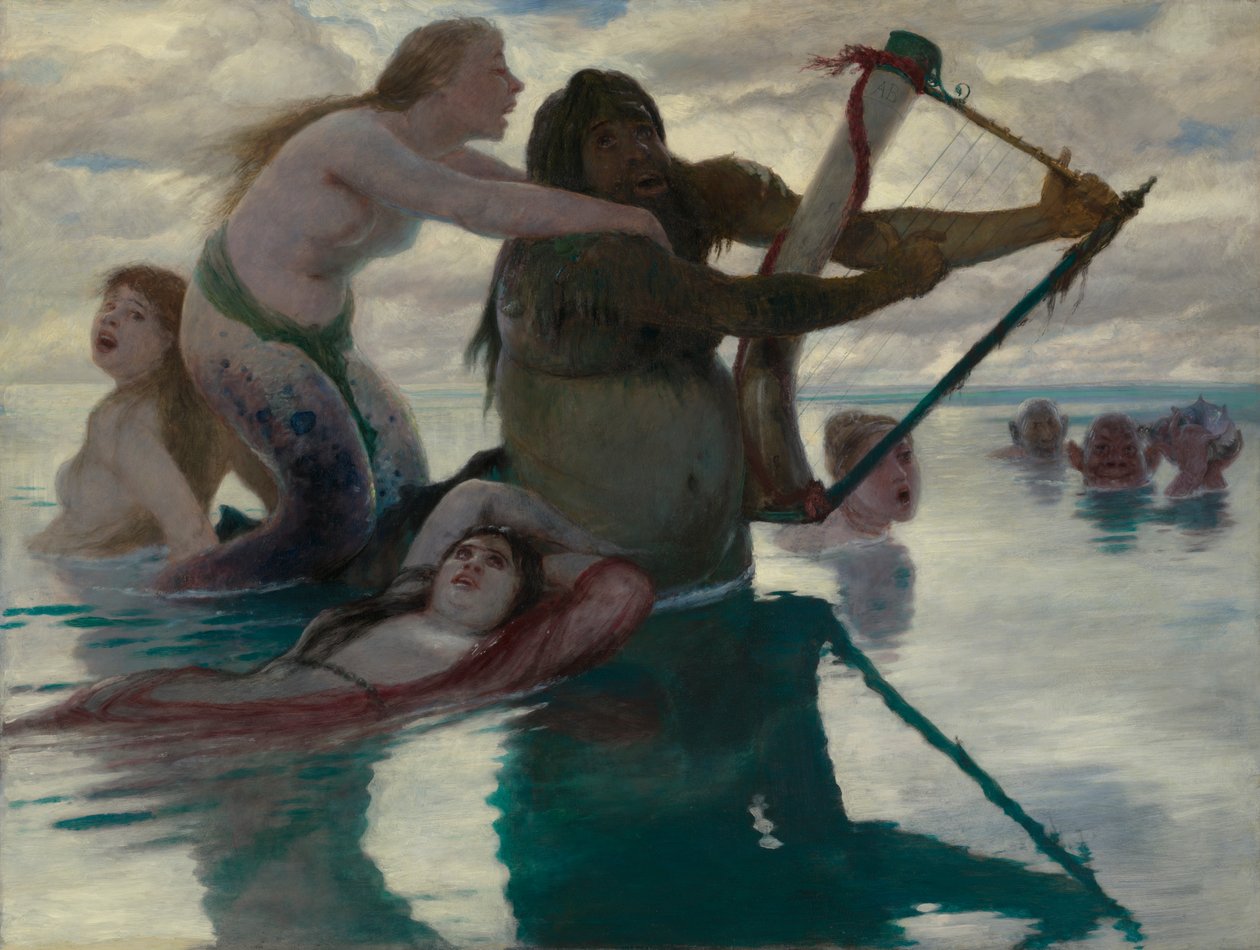 V moři od Arnold Böcklin