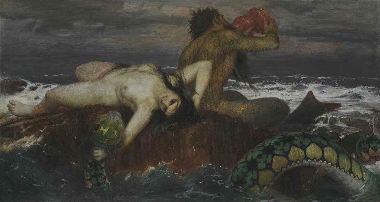 Triton a Nereida od Arnold Böcklin