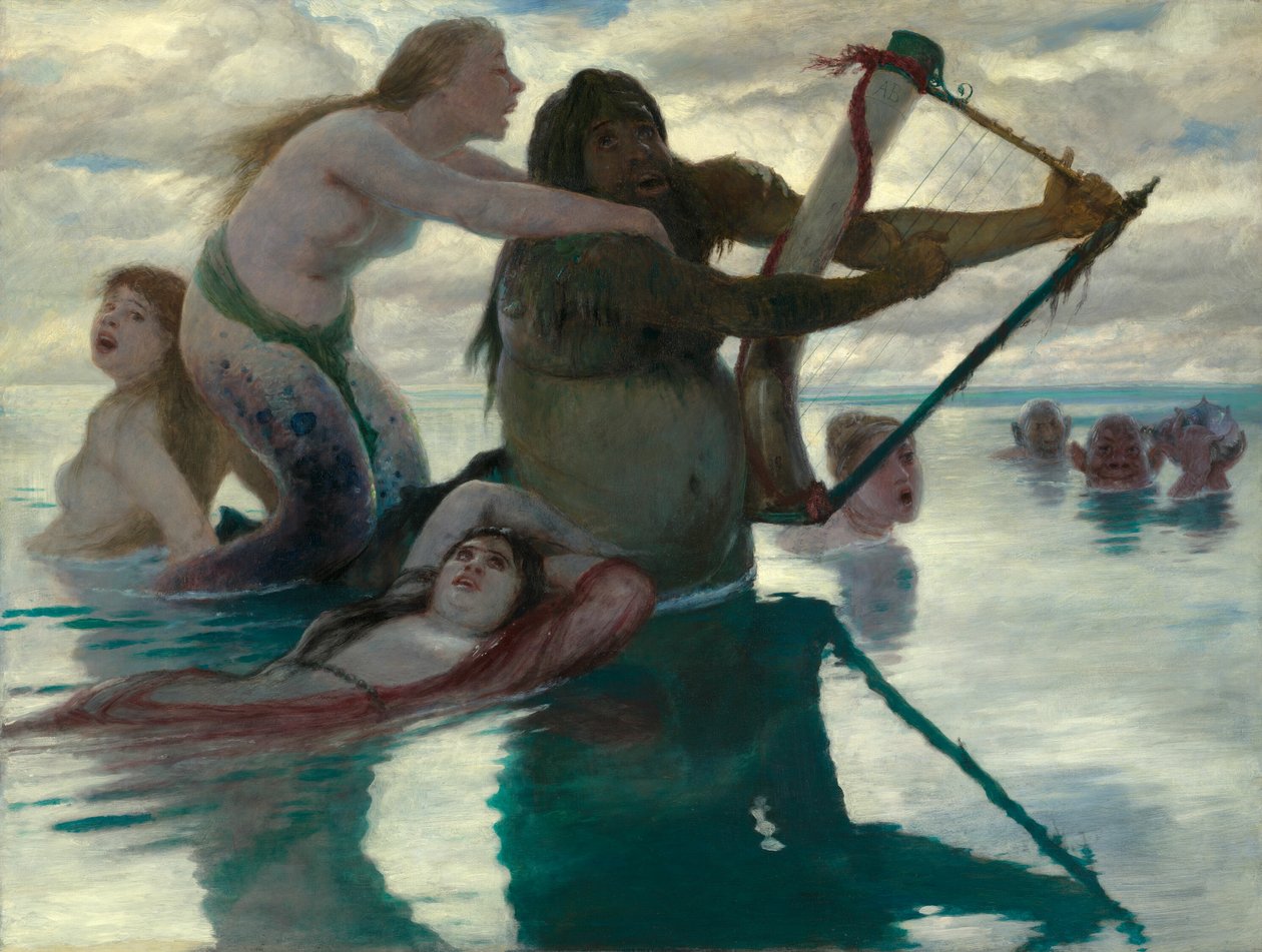 V moři od Arnold Böcklin