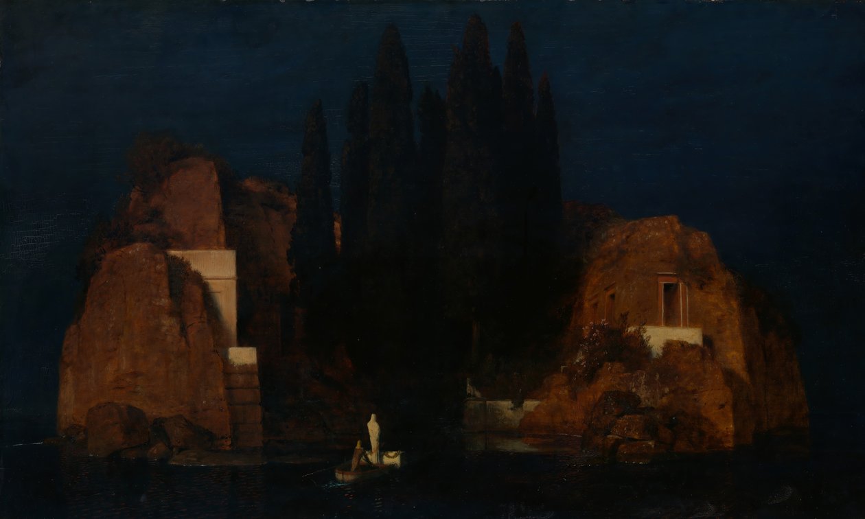 Ostrov mrtvých, 1880. od Arnold Böcklin