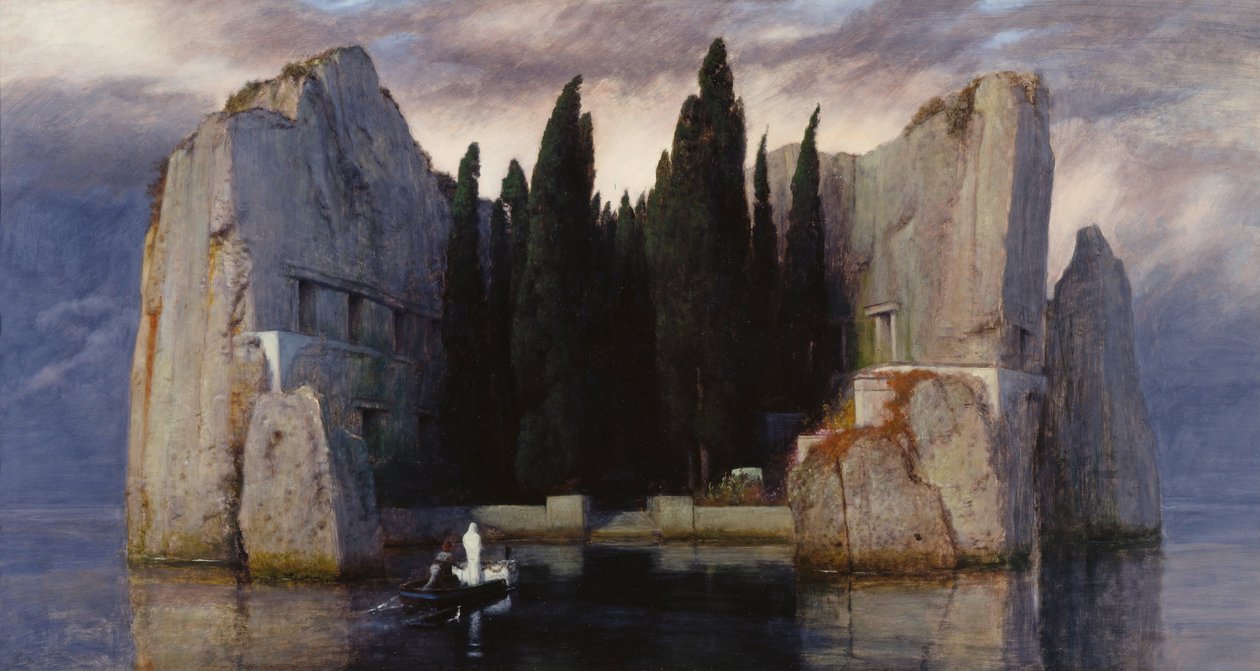 Ostrov mrtvých, 1883 od Arnold Böcklin