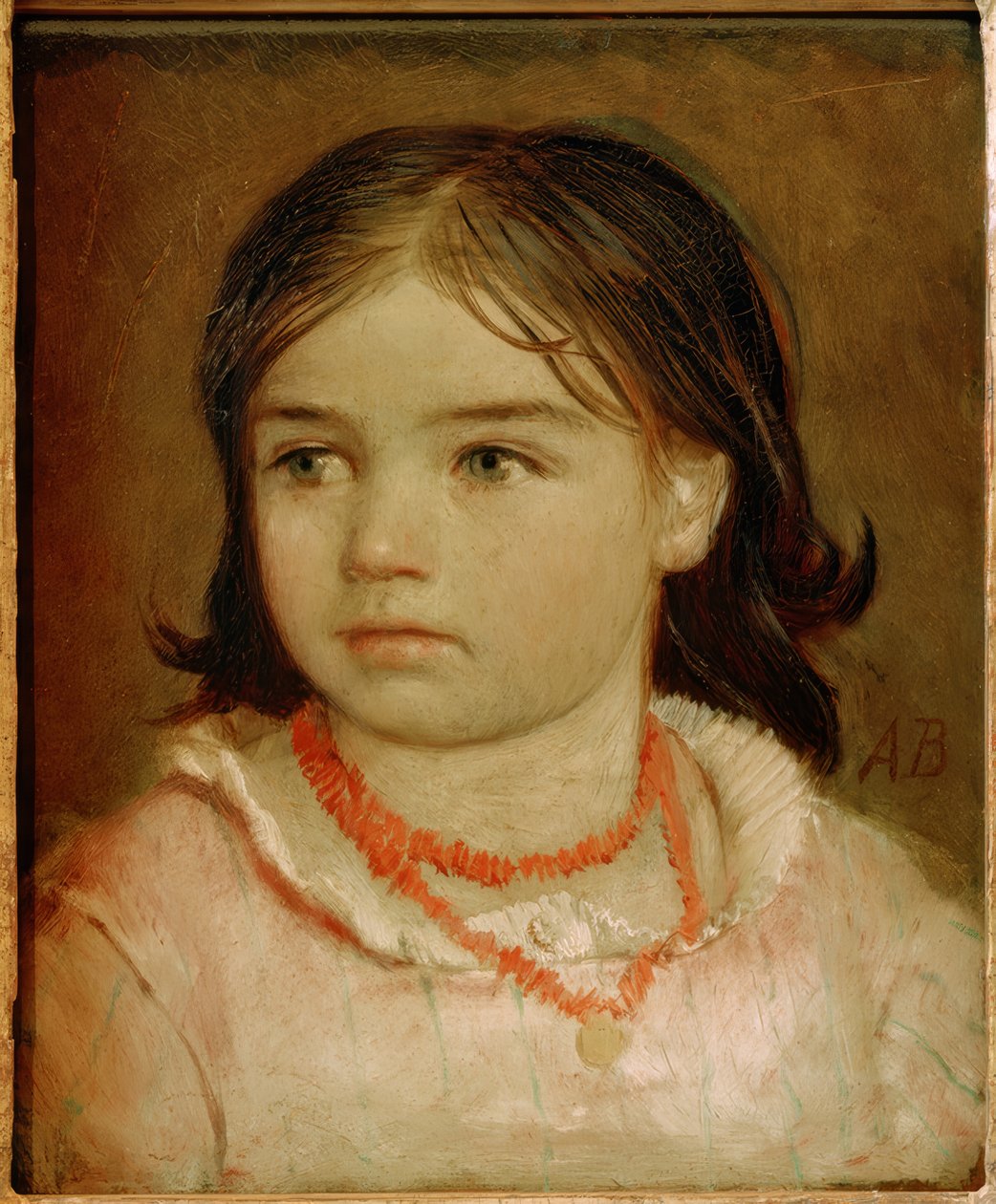 Dětský portrét dcery Lucie od Arnold Böcklin